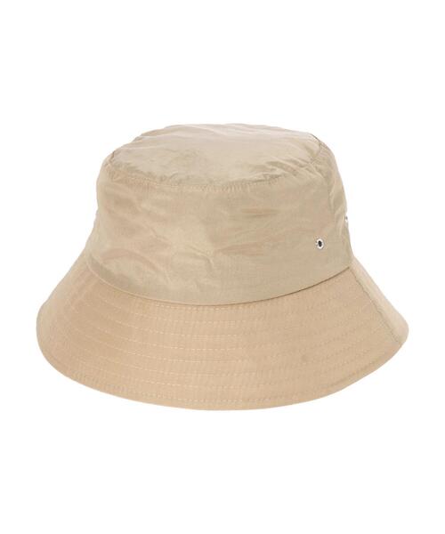 Green Parks(グリーンパークス)の「・ナイロンバケットハット*(ハット・レディース・ブラック/ライトベージュ/グリーン/グレー/ベージュ・FREE)」の6枚目の写真