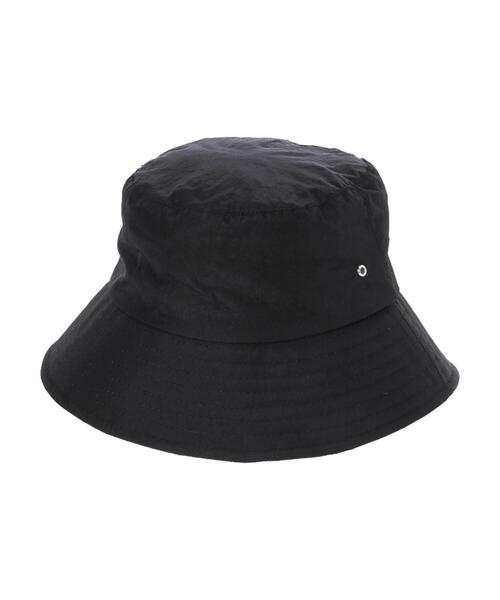 Green Parks(グリーンパークス)の「・ナイロンバケットハット*(ハット・レディース・ブラック/ライトベージュ/グリーン/グレー/ベージュ・FREE)」の2枚目の写真
