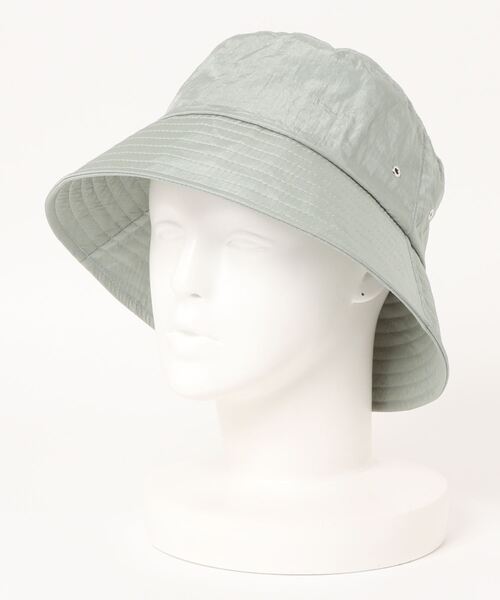 Green Parks(グリーンパークス)の「・ナイロンバケットハット*(ハット・レディース・ブラック/ライトベージュ/グリーン/グレー/ベージュ・FREE)」の11枚目の写真