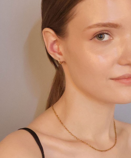 CEMONEMO（セモネモ）の「【金属アレルギー対応】 シンプル フープピアス / silver925（ピアス（両耳用）・レディース・その他1/その他2/その他3/その他4/その他5/その他6・FREE）」の3枚目の写真