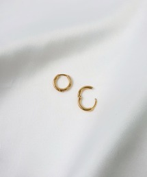 【金属アレルギー対応】 シンプル フープピアス / silver925