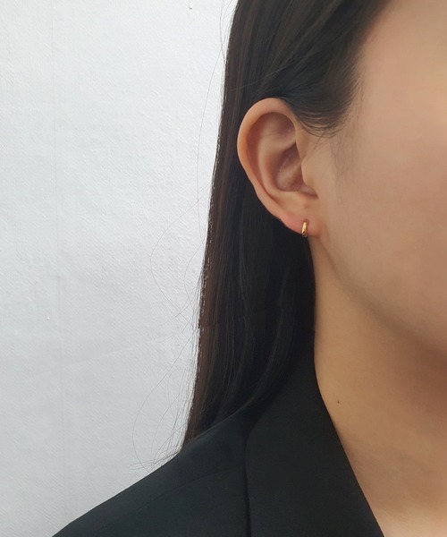 CEMONEMO（セモネモ）の「【金属アレルギー対応】 シンプル フープピアス / silver925（ピアス（両耳用）・レディース・その他1/その他2/その他3/その他4/その他5/その他6・FREE）」の13枚目の写真