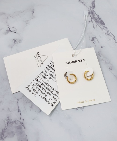 CEMONEMO（セモネモ）の「【金属アレルギー対応】 シンプル フープピアス / silver925（ピアス（両耳用）・レディース・その他1/その他2/その他3/その他4/その他5/その他6・FREE）」の14枚目の写真