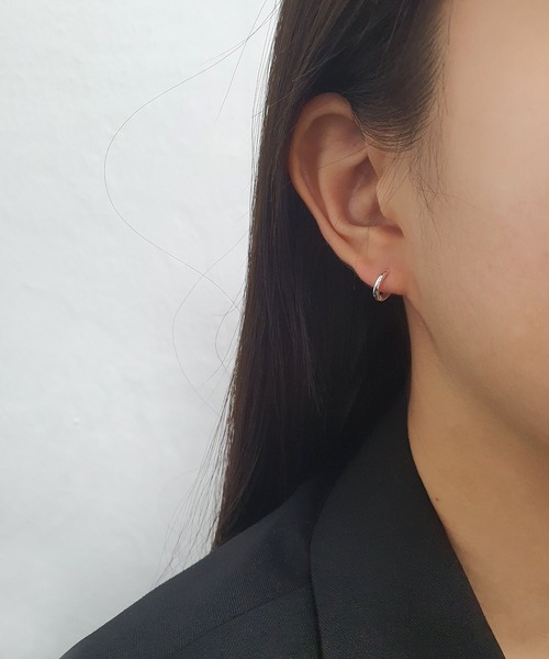 CEMONEMO（セモネモ）の「【金属アレルギー対応】 シンプル フープピアス / silver925（ピアス（両耳用）・レディース・その他1/その他2/その他3/その他4/その他5/その他6・FREE）」の18枚目の写真