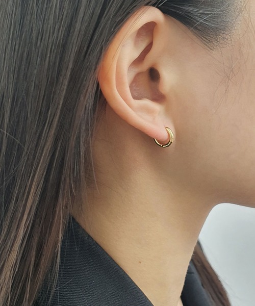 CEMONEMO（セモネモ）の「【金属アレルギー対応】 シンプル フープピアス / silver925（ピアス（両耳用）・レディース・その他1/その他2/その他3/その他4/その他5/その他6・FREE）」の19枚目の写真