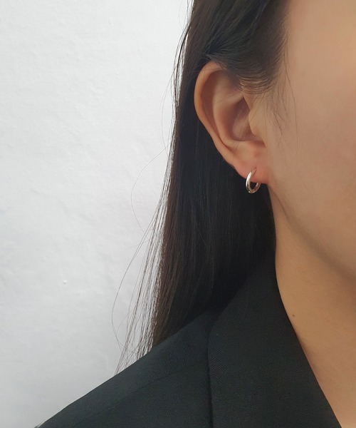 CEMONEMO（セモネモ）の「【金属アレルギー対応】 シンプル フープピアス / silver925（ピアス（両耳用）・レディース・その他1/その他2/その他3/その他4/その他5/その他6・FREE）」の20枚目の写真