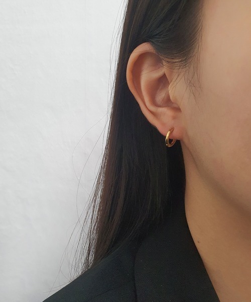 CEMONEMO（セモネモ）の「【金属アレルギー対応】 シンプル フープピアス / silver925（ピアス（両耳用）・レディース・その他1/その他2/その他3/その他4/その他5/その他6・FREE）」の21枚目の写真