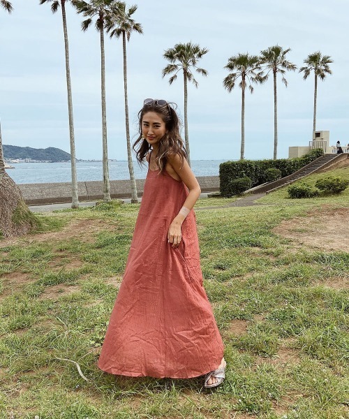 esutoreja（エストレジャ）の「シンプルバックオープンワンピース（ワンピース・レディース・ブラウン/グリーン・FREE）」の12枚目の写真