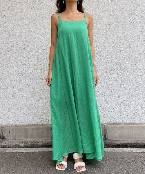 esutoreja（エストレジャ）の「シンプルバックオープンワンピース（ワンピース・レディース・ブラウン/グリーン・FREE）」の16枚目の写真