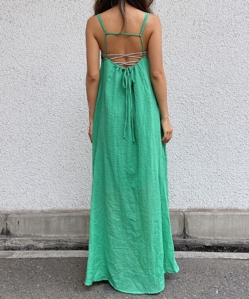 esutoreja（エストレジャ）の「シンプルバックオープンワンピース（ワンピース・レディース・ブラウン/グリーン・FREE）」の19枚目の写真