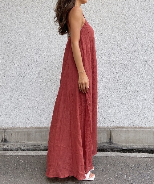 esutoreja（エストレジャ）の「シンプルバックオープンワンピース（ワンピース・レディース・ブラウン/グリーン・FREE）」の22枚目の写真