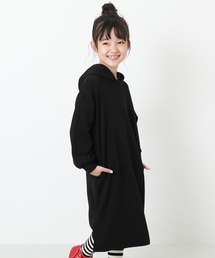 【裏起毛】裏シャギーパーカーワンピース