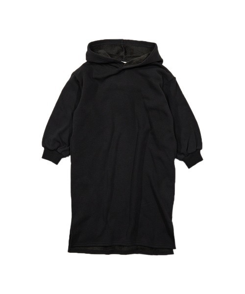 devirock(デビロック)の「【裏起毛】裏シャギーパーカーワンピース(ワンピース・キッズ・ブラック/パープル系その他/ブルーグレー/グレー系その他・130cm/110cm/80cm/90cm/150cm/160cm/140cm/120cm/100cm)」の9枚目の写真