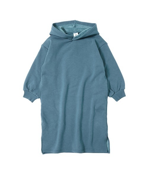 devirock(デビロック)の「【裏起毛】裏シャギーパーカーワンピース(ワンピース・キッズ・ブラック/パープル系その他/ブルーグレー/グレー系その他・130cm/110cm/80cm/90cm/150cm/160cm/140cm/120cm/100cm)」の10枚目の写真