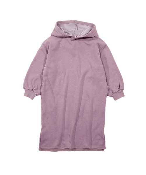 devirock(デビロック)の「【裏起毛】裏シャギーパーカーワンピース(ワンピース・キッズ・ブラック/パープル系その他/ブルーグレー/グレー系その他・130cm/110cm/80cm/90cm/150cm/160cm/140cm/120cm/100cm)」の12枚目の写真