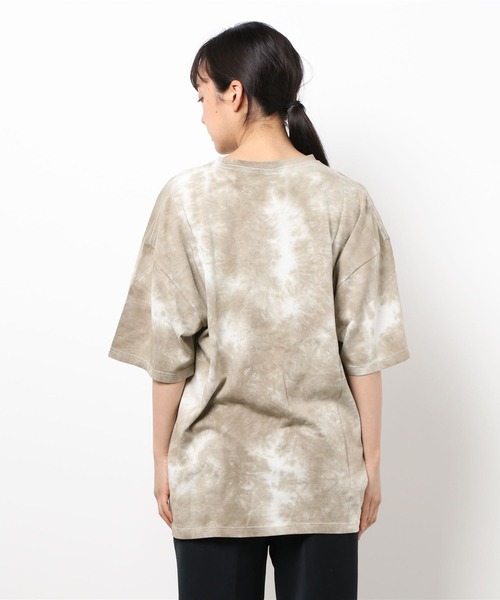 SIDEWAY STANCE（サイドウェイスタンス）の「【SIDEWAY STANCE】タイダイ柄 ビッグシルエット 半袖Tシャツ（Tシャツ/カットソー・メンズ・ベージュ/ブラック・LARGE/X-LARGE/MEDIUM）」の15枚目の写真