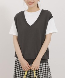 URBAN RESEARCH Sonny Label | インナーTシャツSETニットベスト(ニット/セーター)