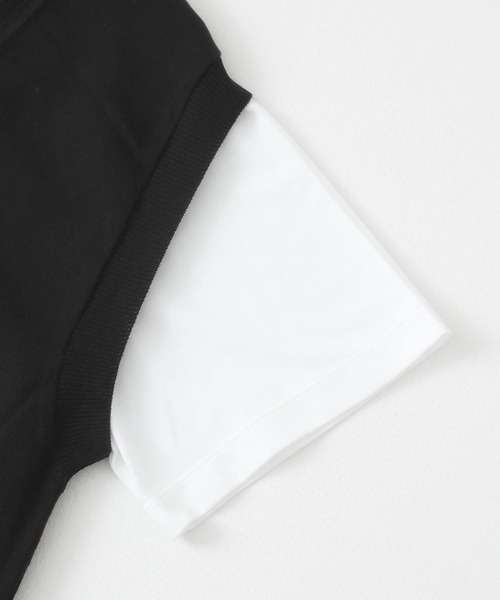 URBAN RESEARCH Sonny Label（アーバンリサーチサニーレーベル）の「インナーTシャツSETニットベスト（ニット/セーター・レディース・スミクロ/ブラック/イエロー・FREE）」の12枚目の写真