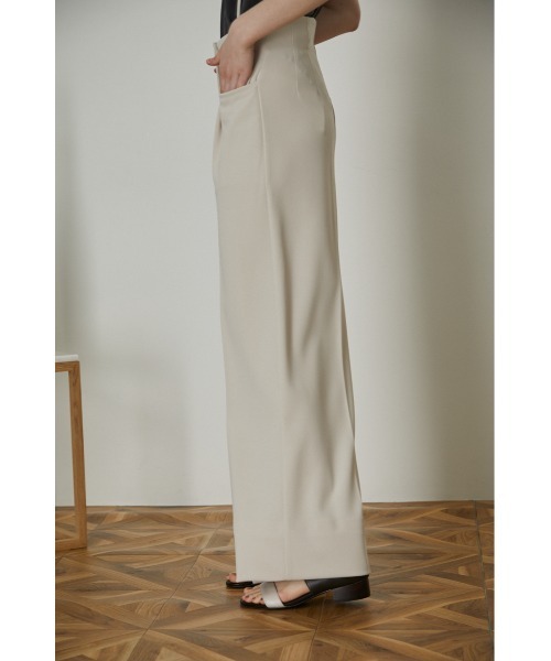 RIM.ARK（リムアーク）の「Washable strap PT（スラックス・レディース・ブラック/グリーン/ライトベージュ・36/38）」の6枚目の写真