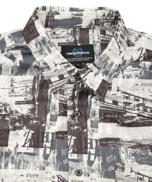UNION STATION（ユニオンステーション）の「総柄プリントシャツ（シャツ/ブラウス・メンズ・ホワイト系その他・S/M/L）」の13枚目の写真