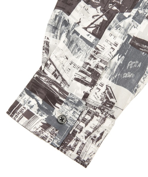 UNION STATION（ユニオンステーション）の「総柄プリントシャツ（シャツ/ブラウス・メンズ・ホワイト系その他・S/M/L）」の6枚目の写真