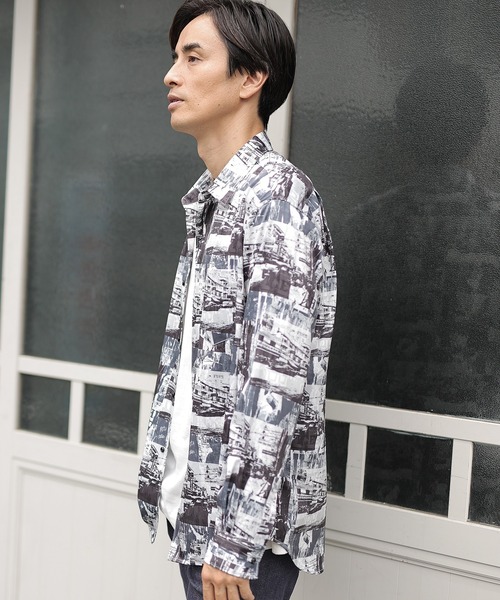 UNION STATION（ユニオンステーション）の「総柄プリントシャツ（シャツ/ブラウス・メンズ・ホワイト系その他・S/M/L）」の17枚目の写真