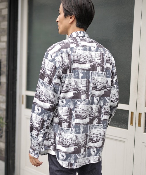 UNION STATION（ユニオンステーション）の「総柄プリントシャツ（シャツ/ブラウス・メンズ・ホワイト系その他・S/M/L）」の16枚目の写真