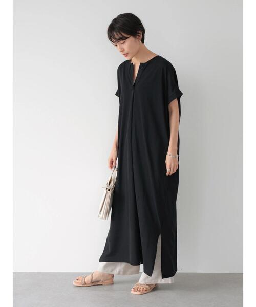 AMERICAN HOLIC（アメリカンホリック）の「スキッパーカットワンピース（ワンピース・レディース・ブラック/ネイビー/カーキ・M/L）」の6枚目の写真