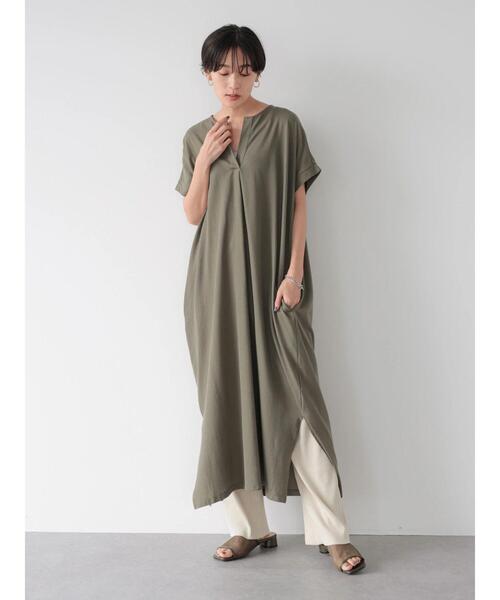 AMERICAN HOLIC（アメリカンホリック）の「スキッパーカットワンピース（ワンピース・レディース・ブラック/ネイビー/カーキ・M/L）」の8枚目の写真