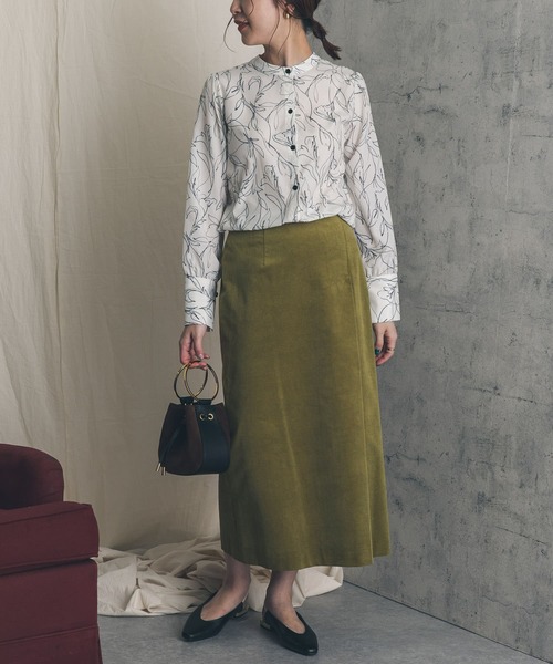 URBAN RESEARCH ROSSO（アーバンリサーチロッソ）の「ラインアートプリント2WAYブラウス（シャツ/ブラウス・レディース・ブラック/オフホワイト・FREE）」の22枚目の写真