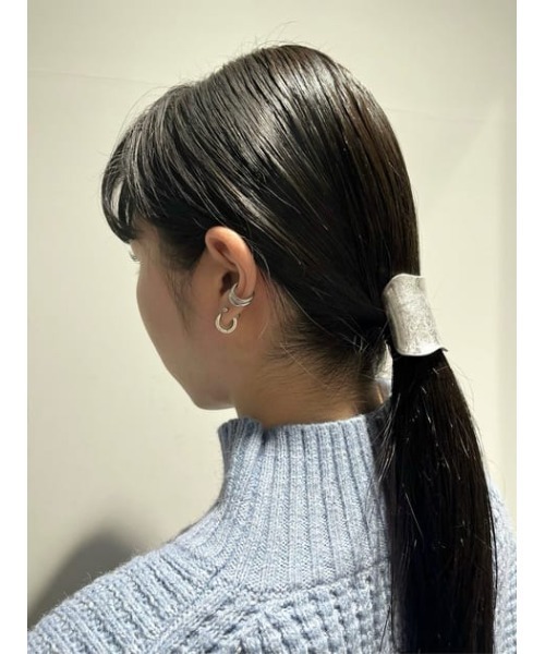 MOUSSY（マウジー）の「WAVE ヘアピアス（バレッタ/ヘアクリップ・レディース・ゴールド/シルバー・FREE）」の3枚目の写真