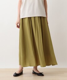 DRESKIP | ギャザ－フレアースカート(スカート)