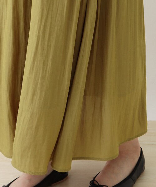 DRESKIP（ドレスキップ）の「◆ギャザ－フレアースカート（スカート・レディース・グレー系その他/ブラウン系その他2/こしょう色系6・02/03）」の8枚目の写真