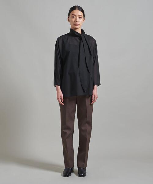 LOEFF(ロエフ)の「<LOEFF(ロエフ)>シアー リボンタイ ブラウス◆(シャツ/ブラウス・レディース・オフホワイト/ブラック・FREE)」の17枚目の写真
