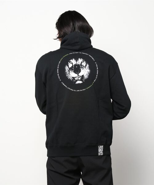 Back Channel（バックチャンネル）の「BC LION PULLOVER PARKA（パーカー・メンズ・ブラック/ネイビー/グリーン・SMALL/MEDIUM/LARGE/X-LARGE/XX-LARGE）」の12枚目の写真