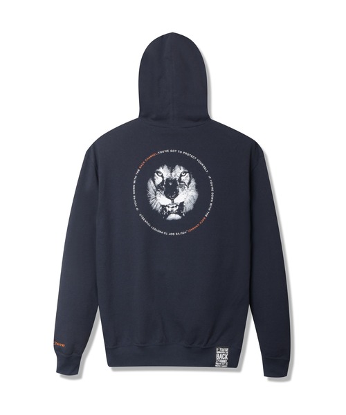 Back Channel（バックチャンネル）の「BC LION PULLOVER PARKA（パーカー・メンズ・ブラック/ネイビー/グリーン・SMALL/MEDIUM/LARGE/X-LARGE/XX-LARGE）」の9枚目の写真