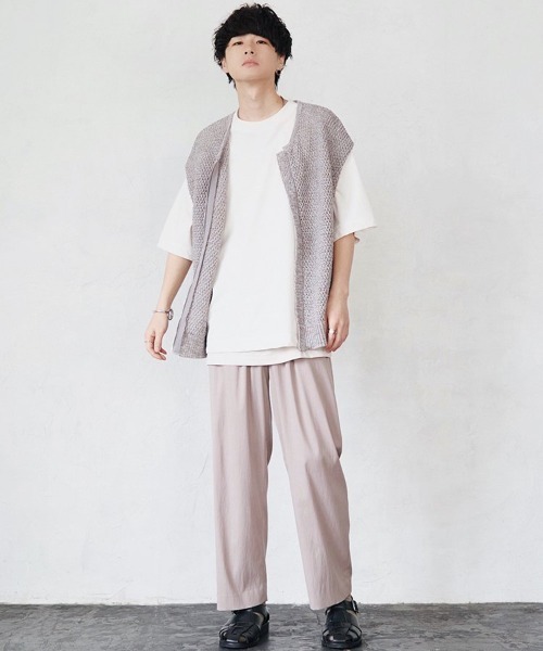 LIDNM（リドム）の「CUPRO RATINE EASY TROUSERS（その他パンツ）」 - WEAR