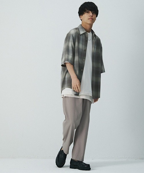 リドム　　CUPRO RATINE EASY TROUSERS LIDNM（リドム）の「CUPRO RATINE EASY TROUSERS（その他パンツ）」 - WEAR