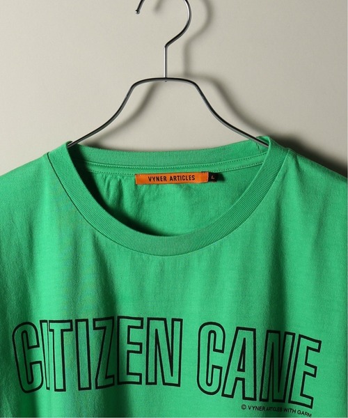 VYNER ARTICLES(ヴァイナー アーティクルズ)の「【VYNER ARTICLES/ヴァイナー アーティクルズ】 Vision T-Shirt-Citizen Ca(Tシャツ/カットソー・メンズ・グリーン/ブラック・LARGE/MEDIUM)」の5枚目の写真