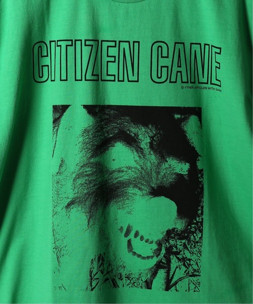 VYNER ARTICLES(ヴァイナー アーティクルズ)の「【VYNER ARTICLES/ヴァイナー アーティクルズ】 Vision T-Shirt-Citizen Ca(Tシャツ/カットソー・メンズ・グリーン/ブラック・LARGE/MEDIUM)」の9枚目の写真