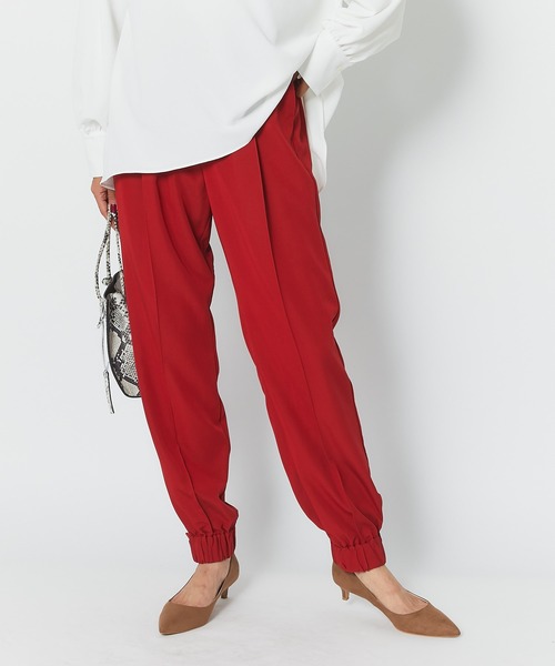 RIVE DROITE（リヴドロワ）の「オンオフ兼用でシーンを選ばず活躍　リラックスジョガーパンツ（その他パンツ・レディース・ブラック/ブラウン/レッド・FREE）」の3枚目の写真