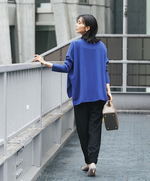 RIVE DROITE（リヴドロワ）の「オンオフ兼用でシーンを選ばず活躍　リラックスジョガーパンツ（その他パンツ・レディース・ブラック/ブラウン/レッド・FREE）」の9枚目の写真