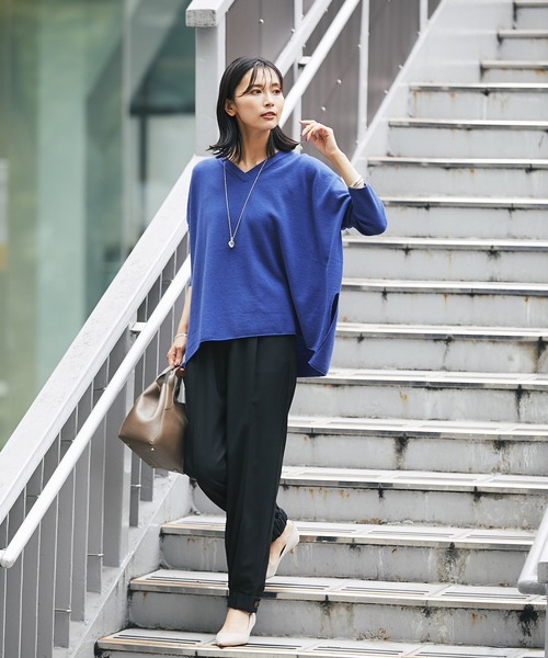 RIVE DROITE（リヴドロワ）の「オンオフ兼用でシーンを選ばず活躍　リラックスジョガーパンツ（その他パンツ・レディース・ブラック/ブラウン/レッド・FREE）」の18枚目の写真