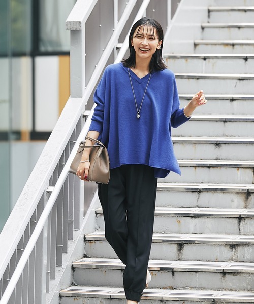 RIVE DROITE（リヴドロワ）の「オンオフ兼用でシーンを選ばず活躍　リラックスジョガーパンツ（その他パンツ・レディース・ブラック/ブラウン/レッド・FREE）」の14枚目の写真