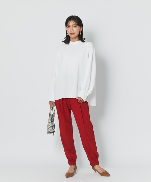 RIVE DROITE（リヴドロワ）の「オンオフ兼用でシーンを選ばず活躍　リラックスジョガーパンツ（その他パンツ・レディース・ブラック/ブラウン/レッド・FREE）」の20枚目の写真