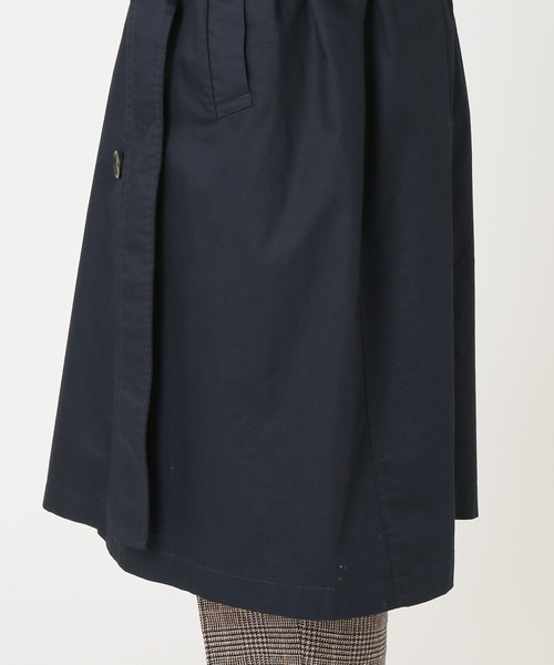 JOURNAL STANDARD relume(ジャーナルスタンダード レリューム)の「オーバーサイズトレンチコート(トレンチコート・メンズ・ブラック/ネイビー・MEDIUM/LARGE)」の8枚目の写真