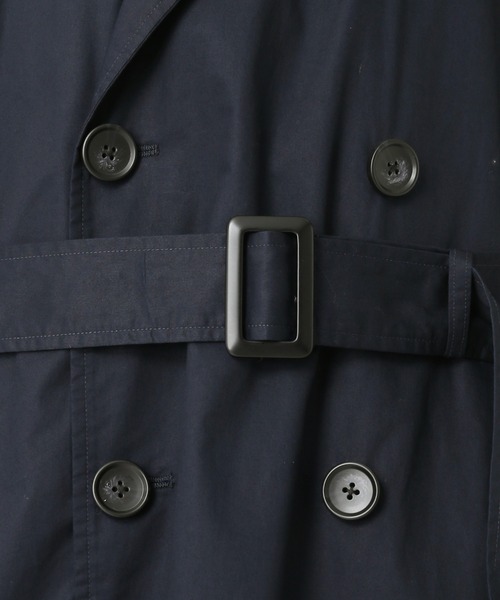 JOURNAL STANDARD relume(ジャーナルスタンダード レリューム)の「オーバーサイズトレンチコート(トレンチコート・メンズ・ブラック/ネイビー・MEDIUM/LARGE)」の10枚目の写真
