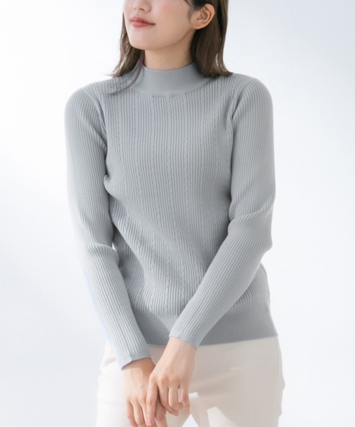 Honeys（ハニーズ）の「ヒアルロン酸ハイネック（ニット/セーター