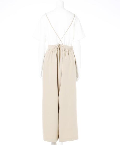 MLI'A（エムリア）の「キャミサロペット／A（サロペット/オーバーオール・レディース・ベージュ/ブラック/グリーン・M）」の6枚目の写真