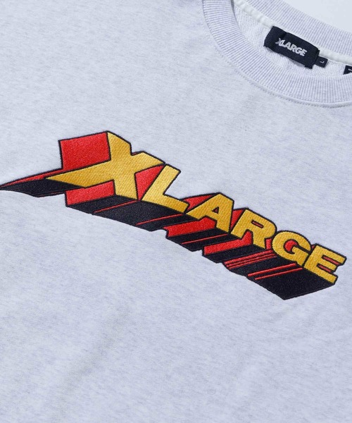 XLARGE(エクストララージ)の「3D LOGO CREWNECK SWEAT(スウェット・メンズ・ブラック/ブラウン/ブルー/アッシュ・S/M/L/XL)」の9枚目の写真
